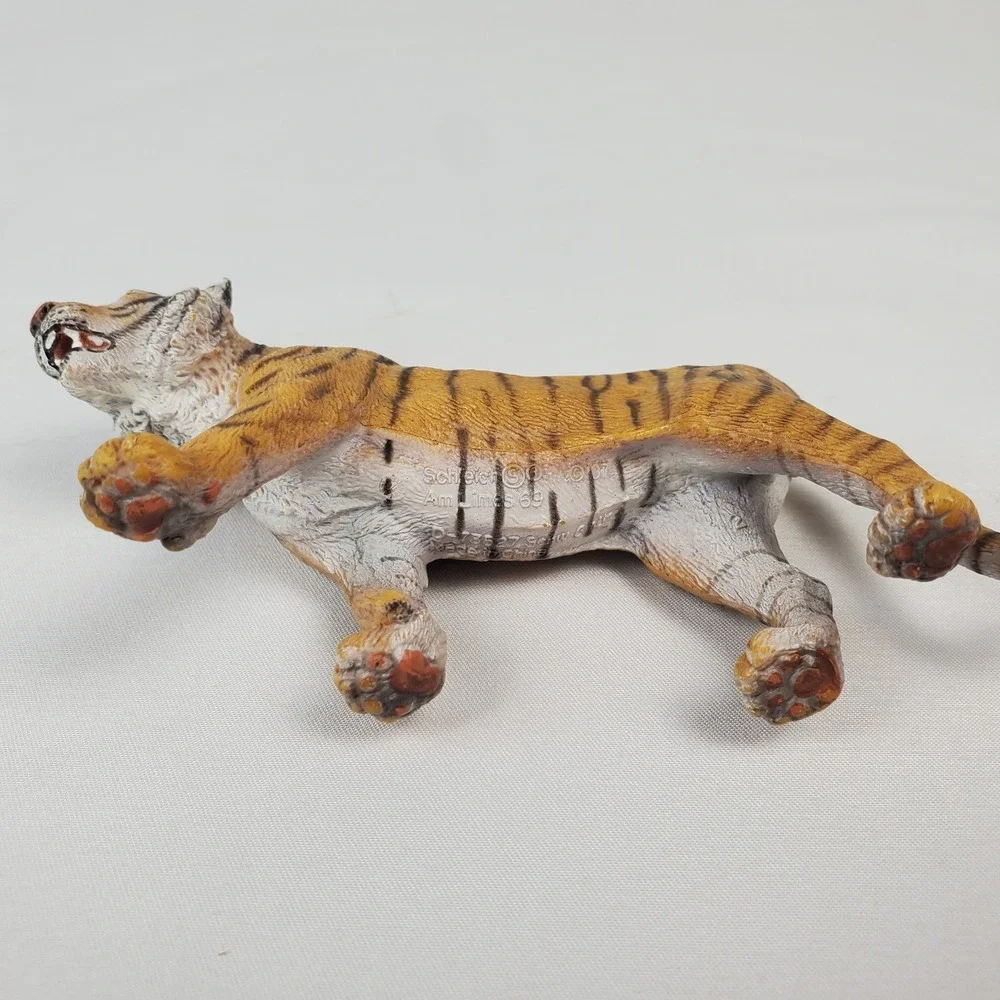 Schleich Animal Figure Male Bengal Tiger Wildlife Safari VTG Retired Toy 2007